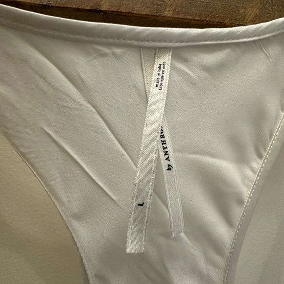 Anthropologie Seamed Silk Midi Dress L - Picture 10 of 13